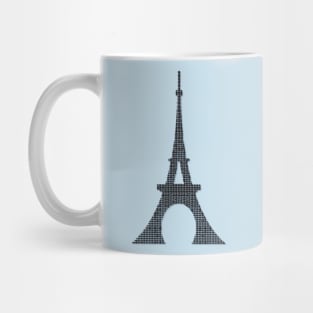 Eiffel Tower - Tiled Grid Design Mug